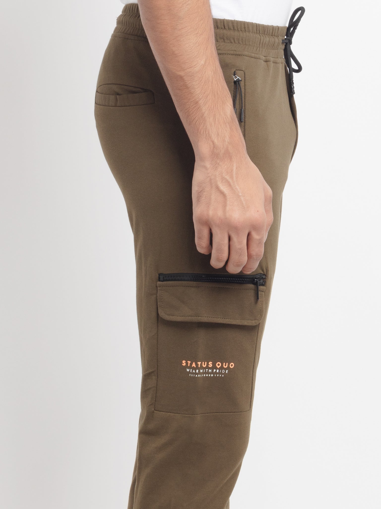 Mens Printed Regular Fit Track Pants