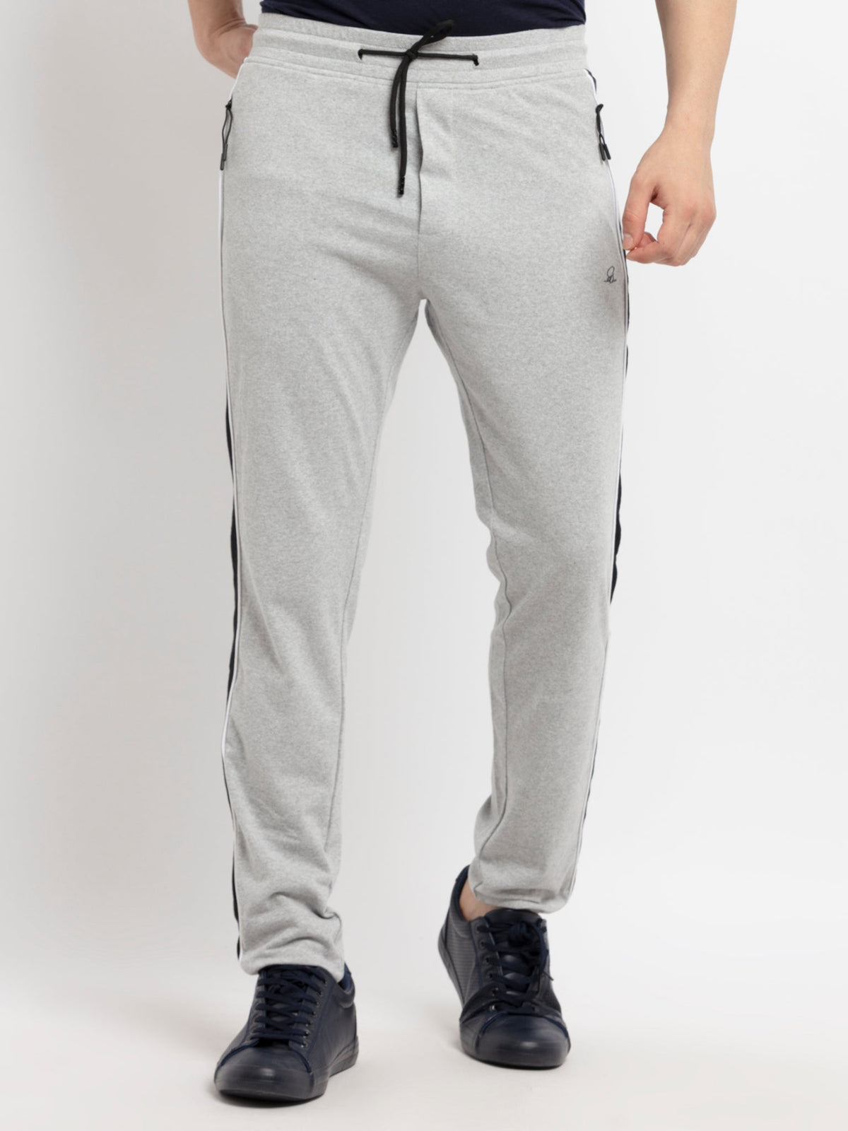 Solid Men Light Grey Track Pants  FS Fashion Sutra