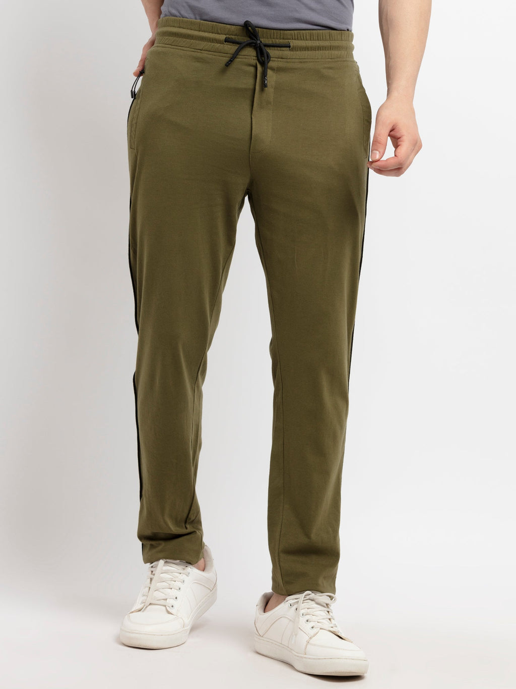 solid track pants