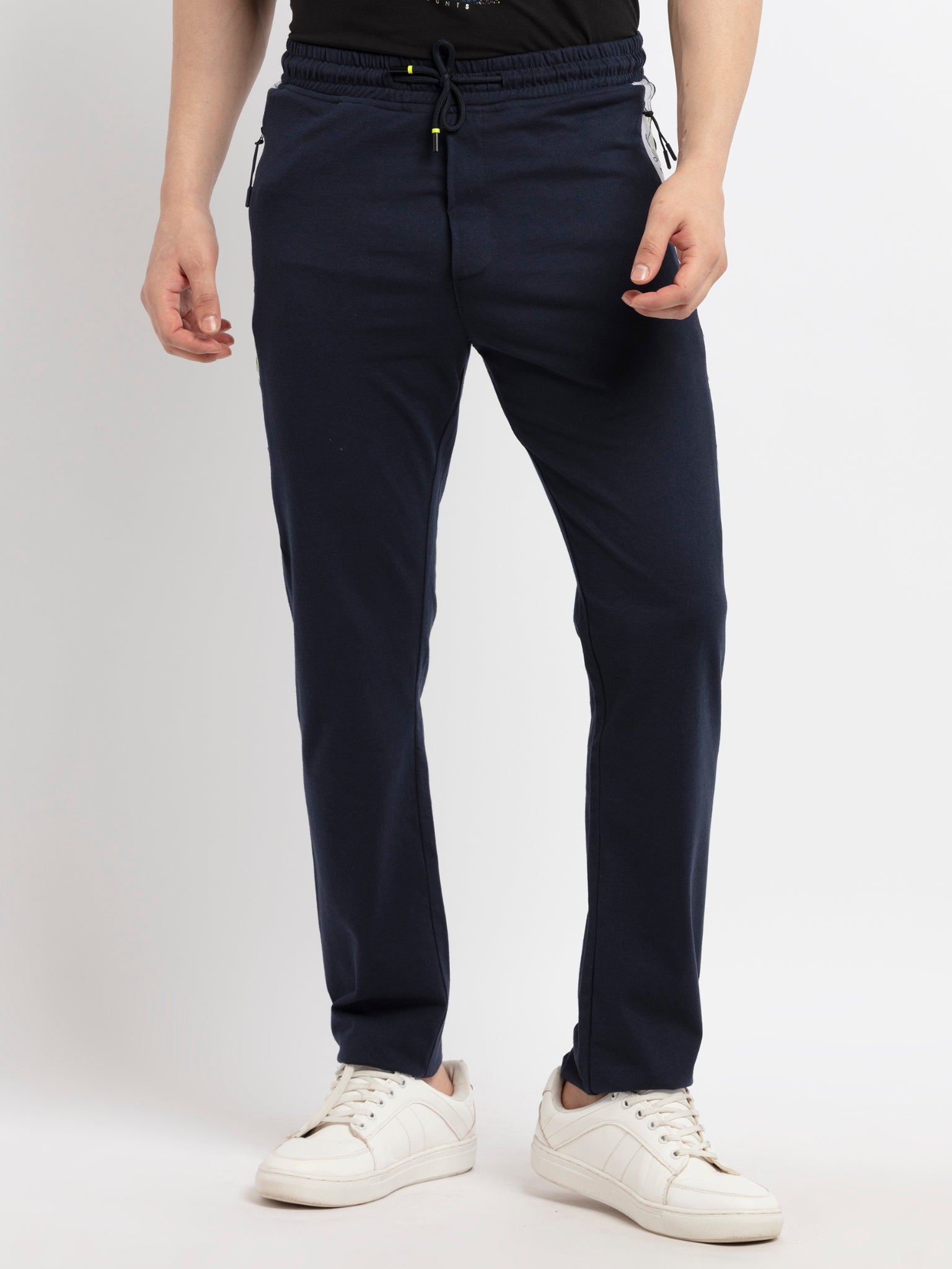 printed track pants for men