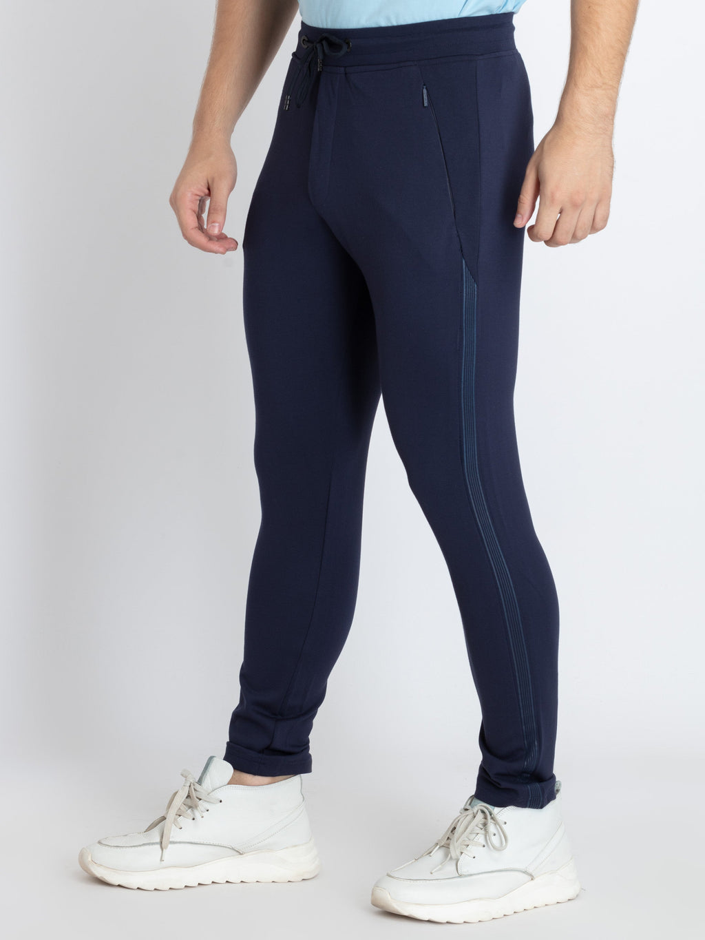 Mens Solid Regular Fit Track Pants
