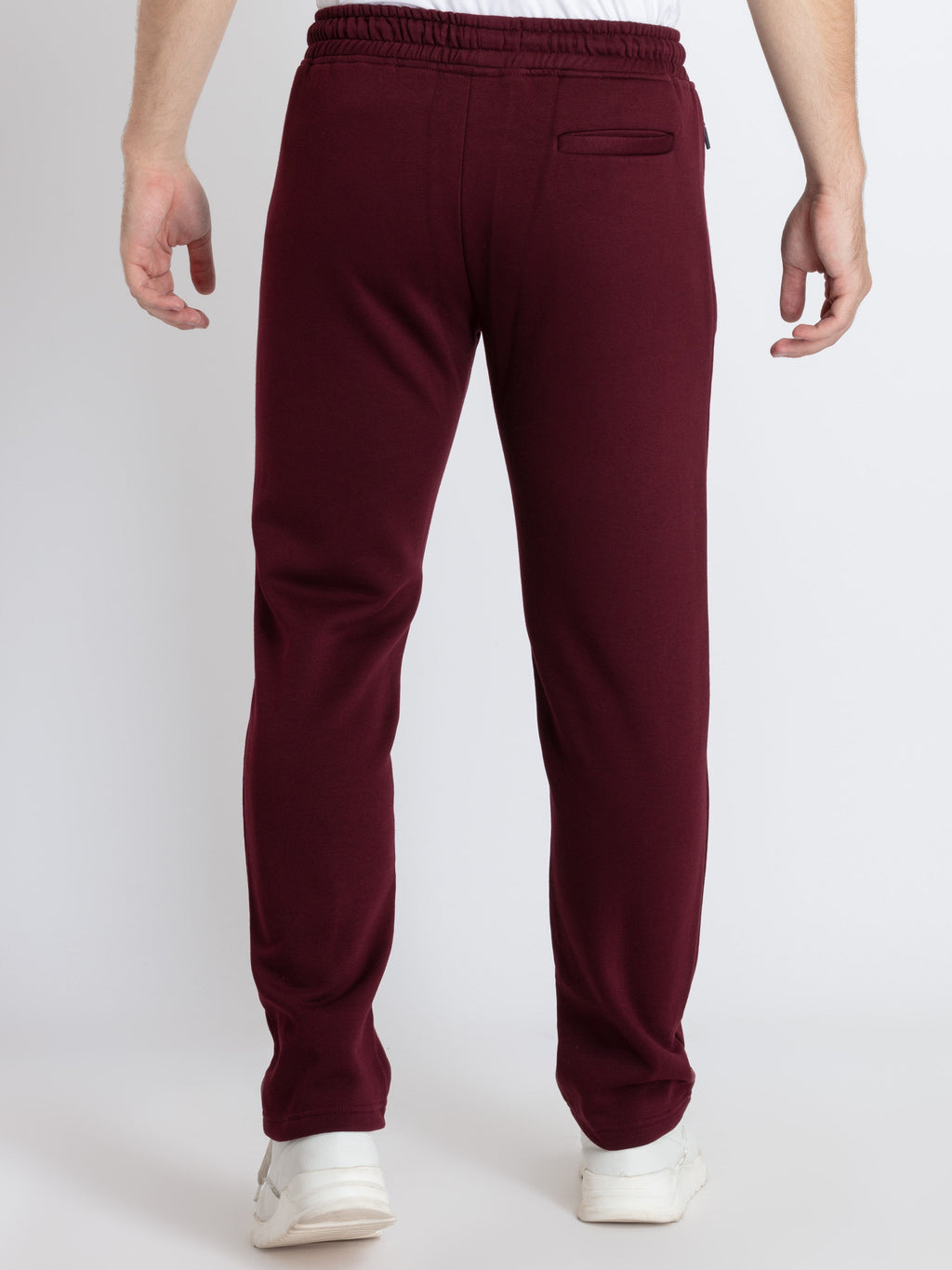 Mens Solid Regular Fit Track Pants