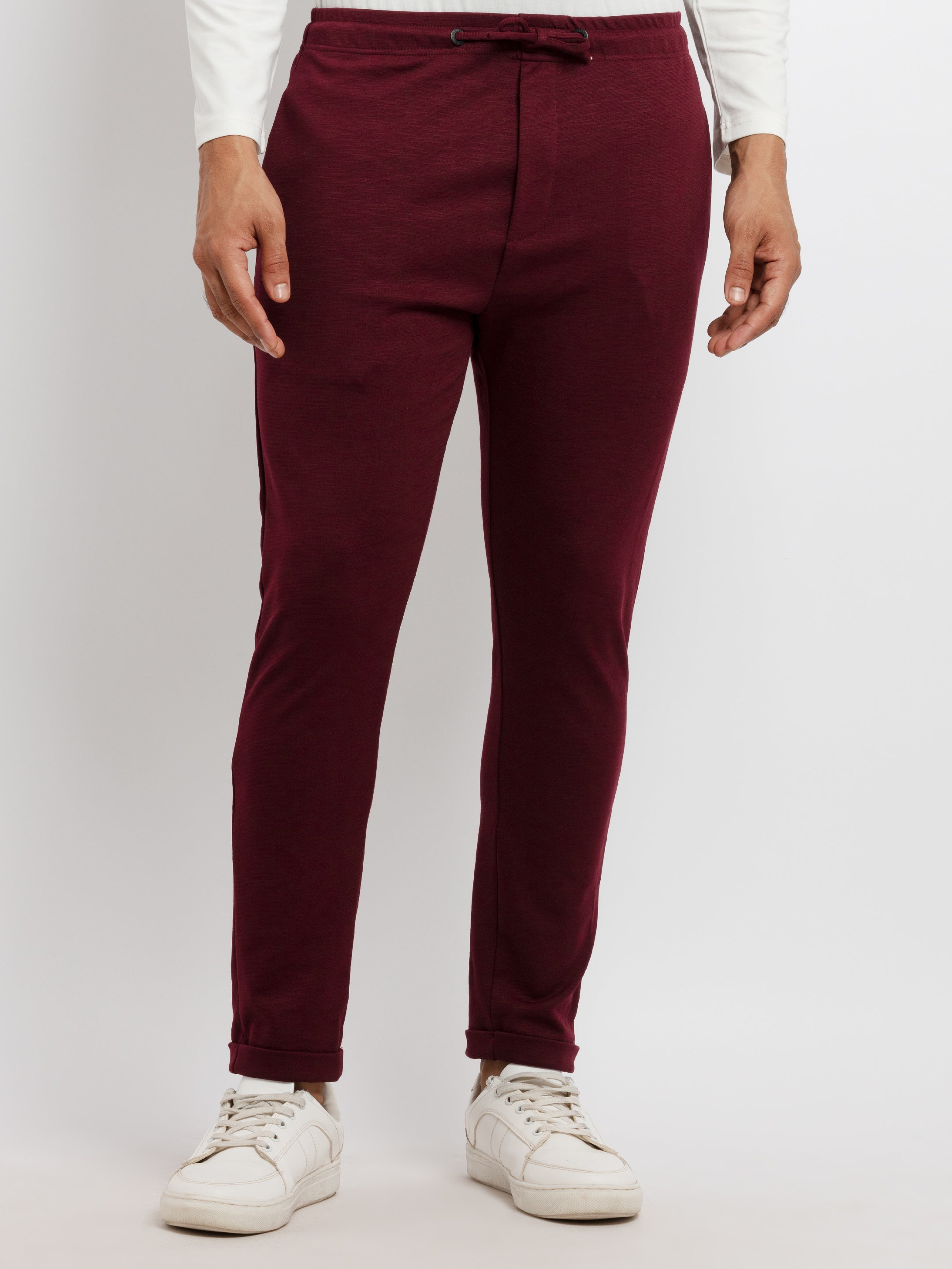 solid track pants