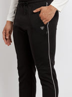 Mens Solid Regular Fit Trackpants