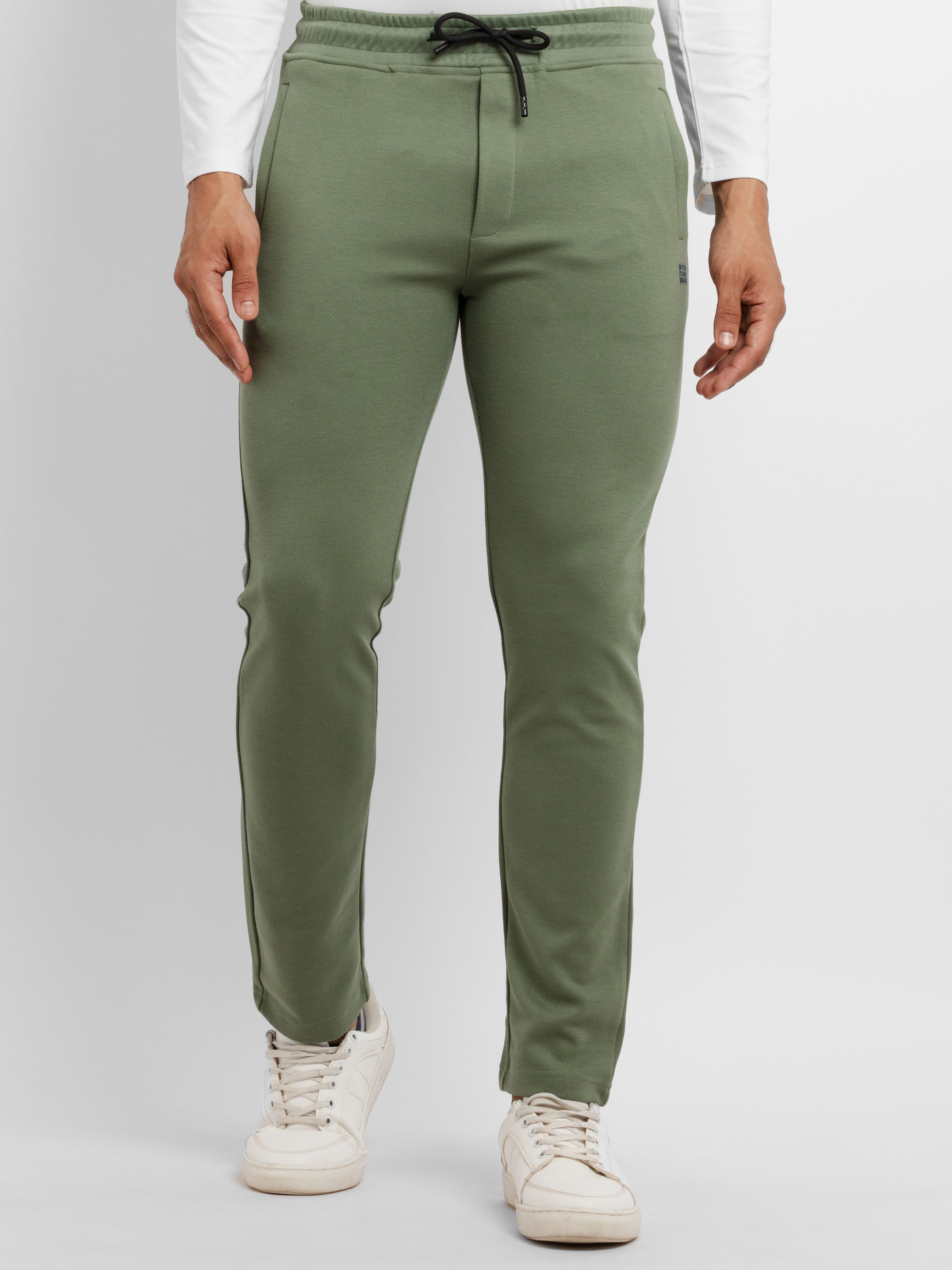 solid track pants