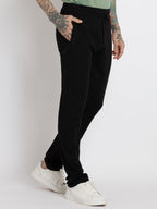 Mens Solid Regular Fit Track Pants