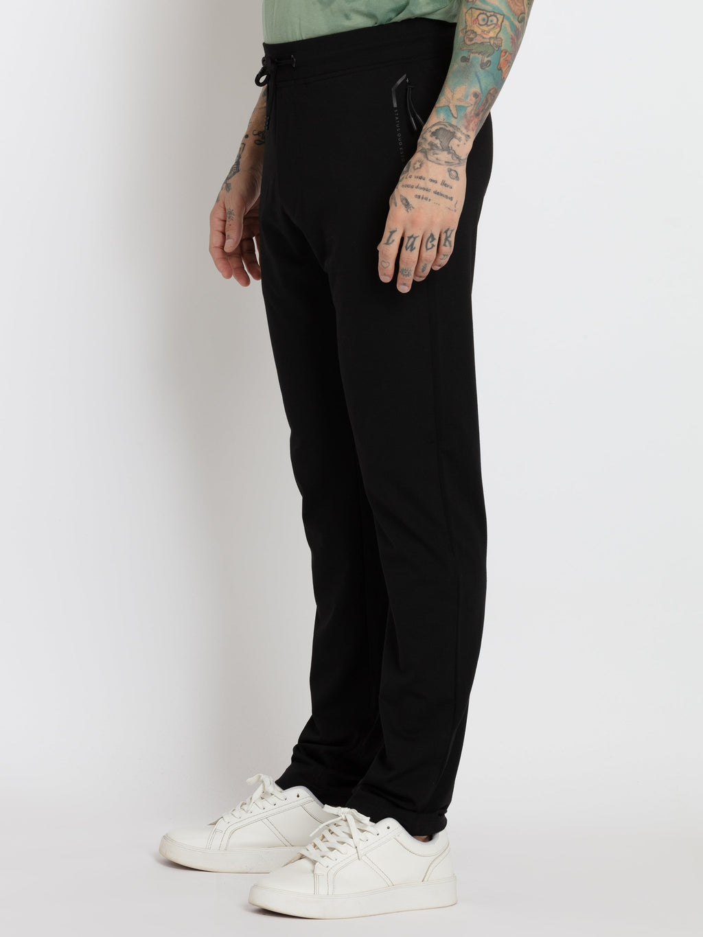 Mens Solid Regular Fit Track Pants