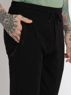 Mens Solid Regular Fit Track Pants