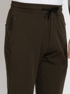 Mens Solid Regular Fit Track Pants