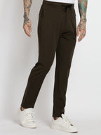 Mens Solid Regular Fit Track Pants