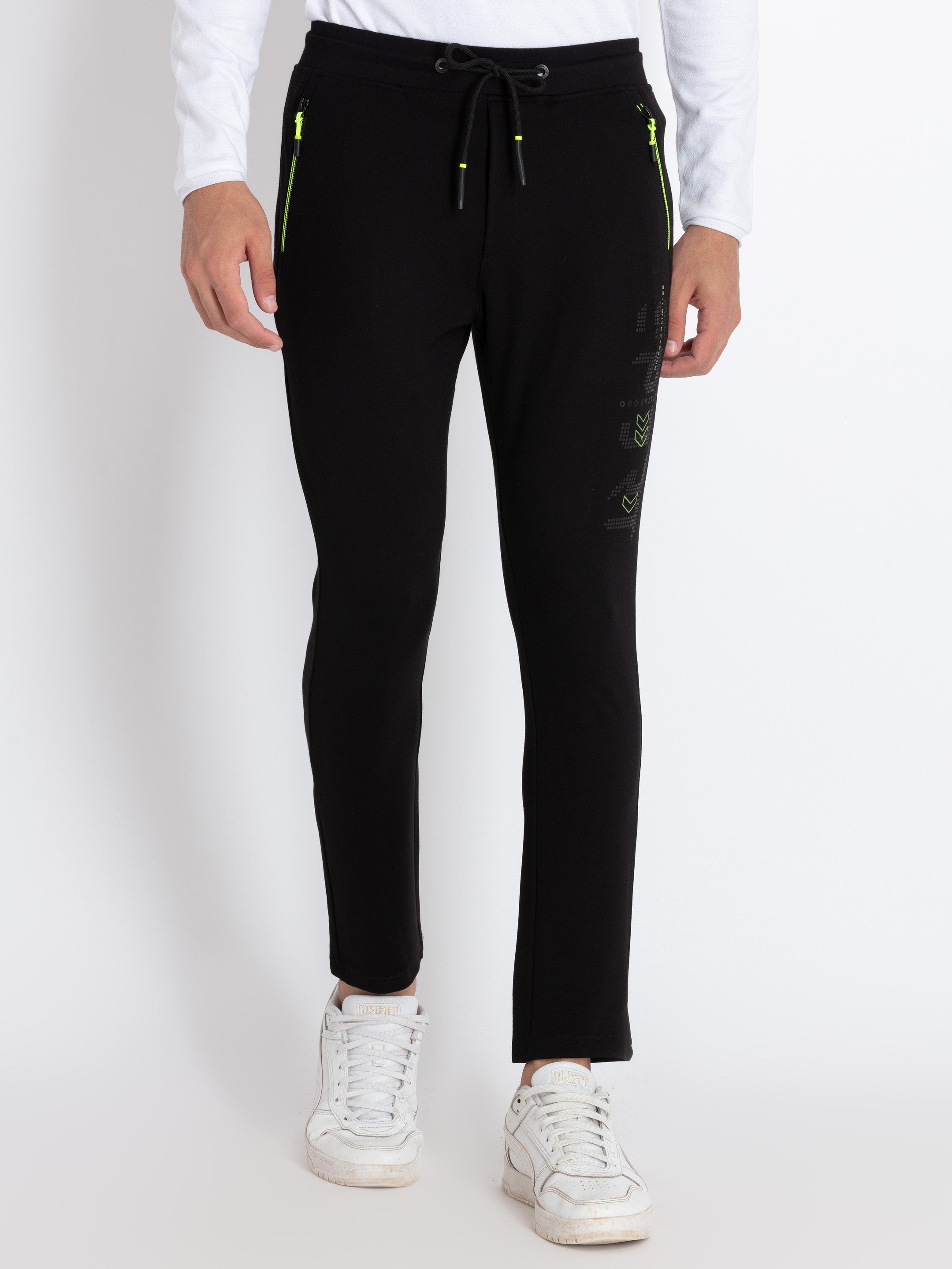 solid track pants