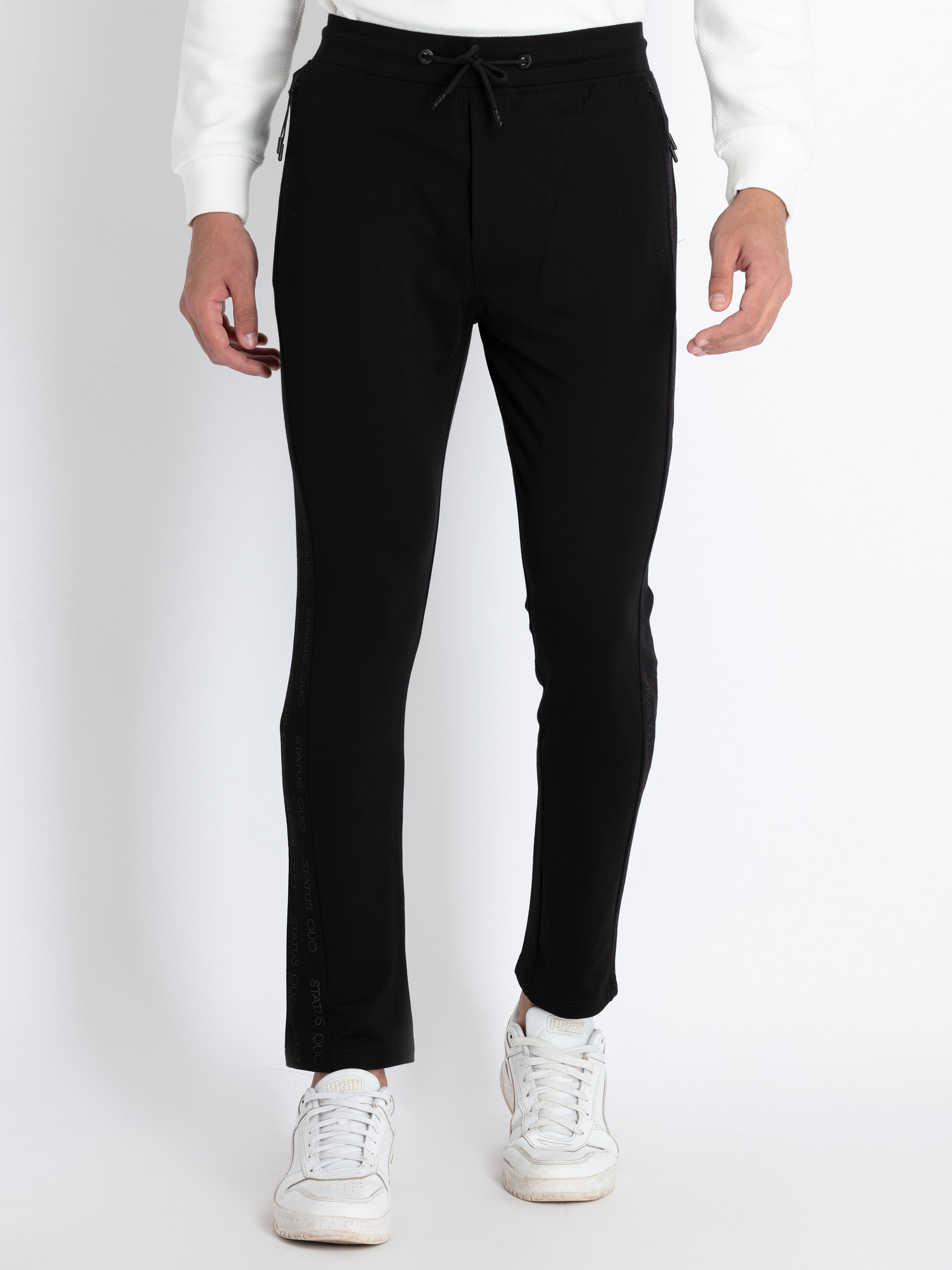 solid track pants