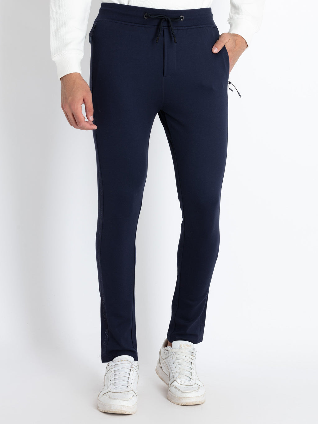 solid track pants