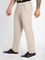Mens Solid Regular Fit Track Pants