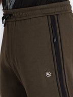 Mens Solid Regular Fit Track Pants
