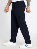 Mens Solid Regular Fit Track Pants