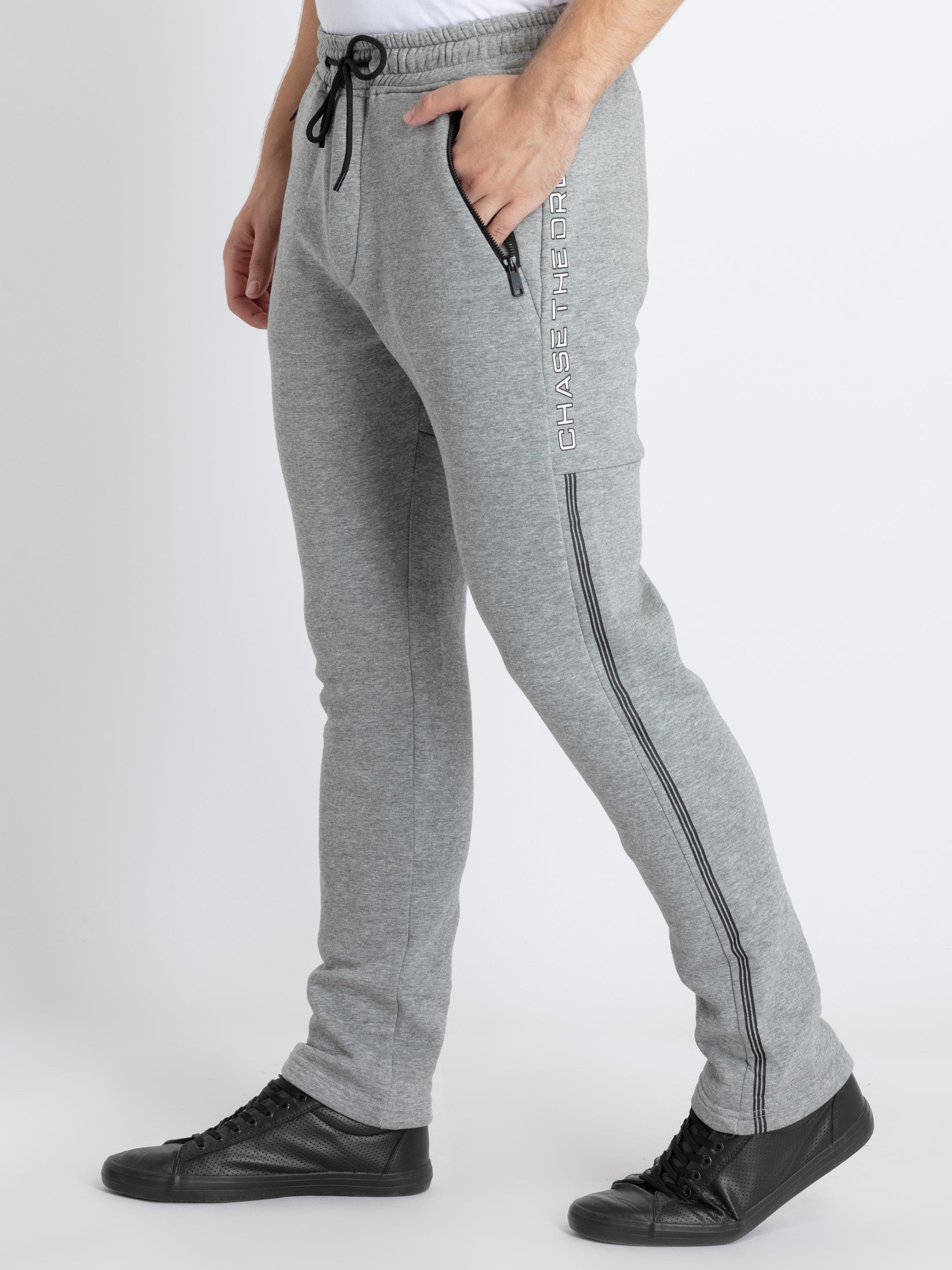 Mens Solid Regular Fit Track Pants Secondary image