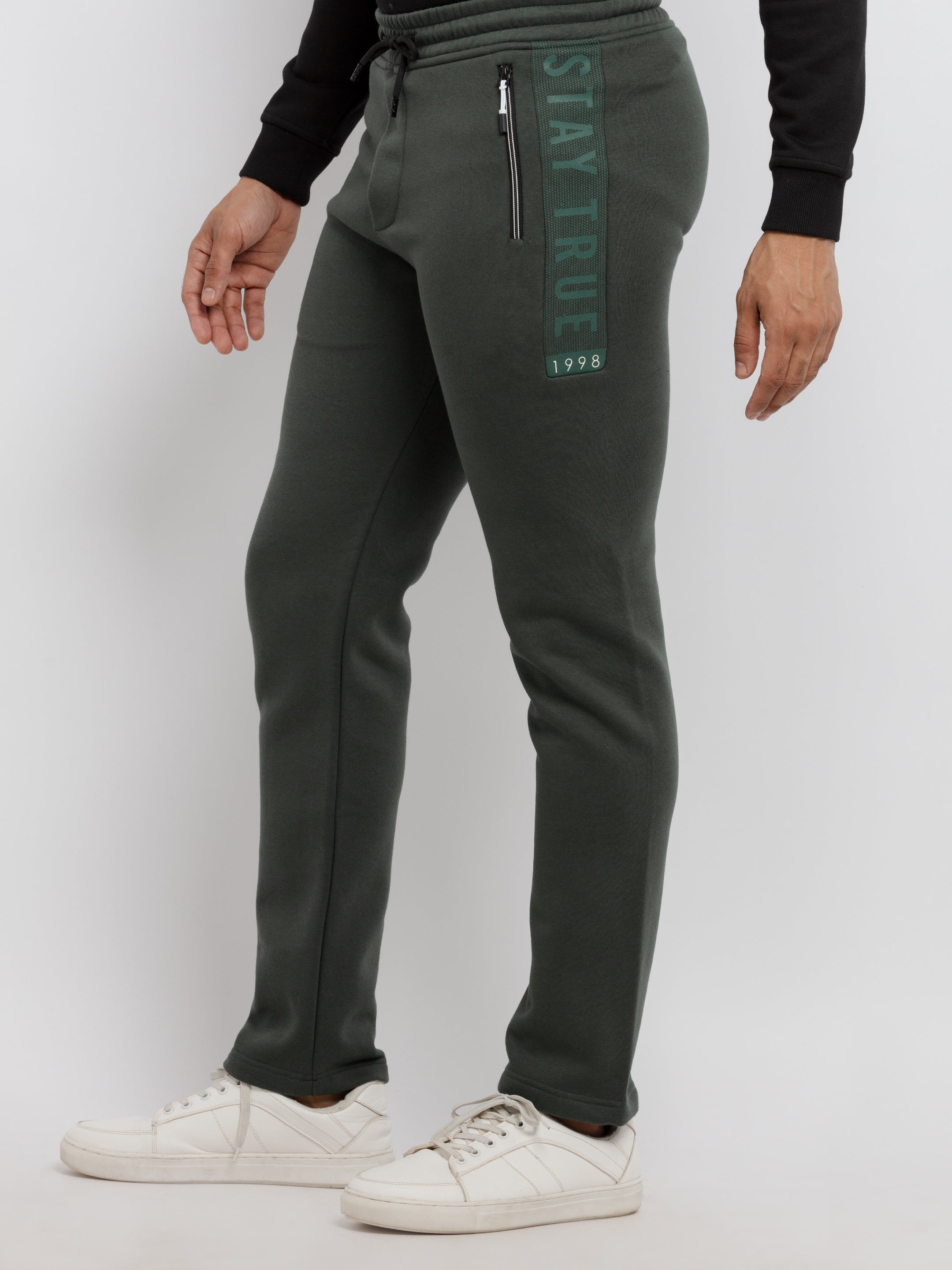 Mens Printed Regular Fit Trackpants Secondary image