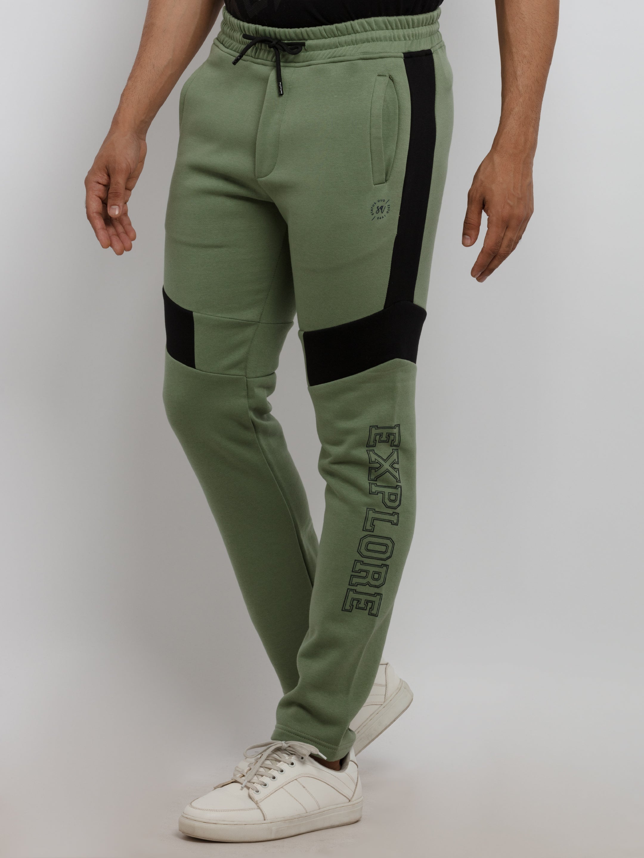 Mens Printed Regular Fit Trackpants Secondary image