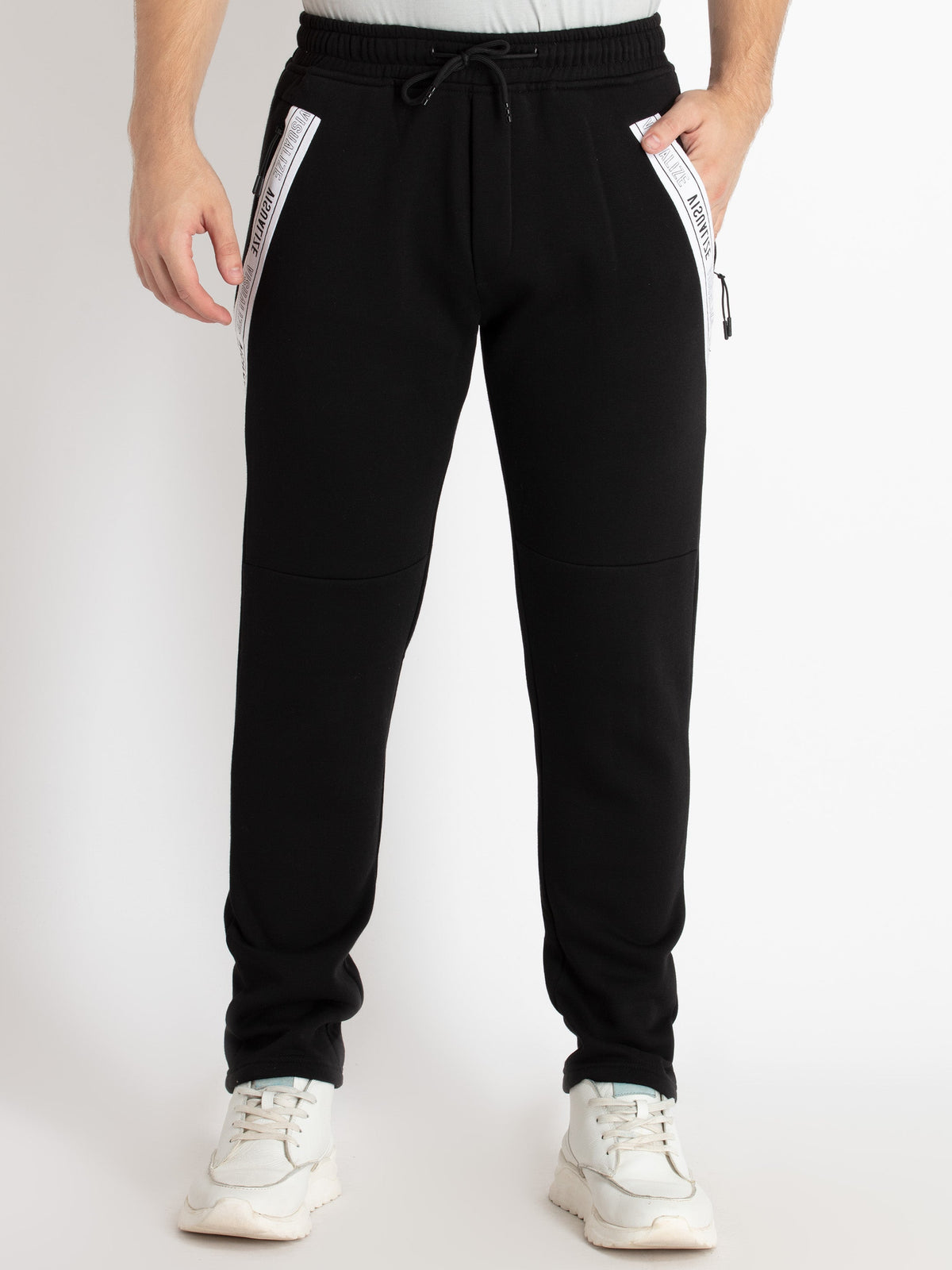 solid track pants