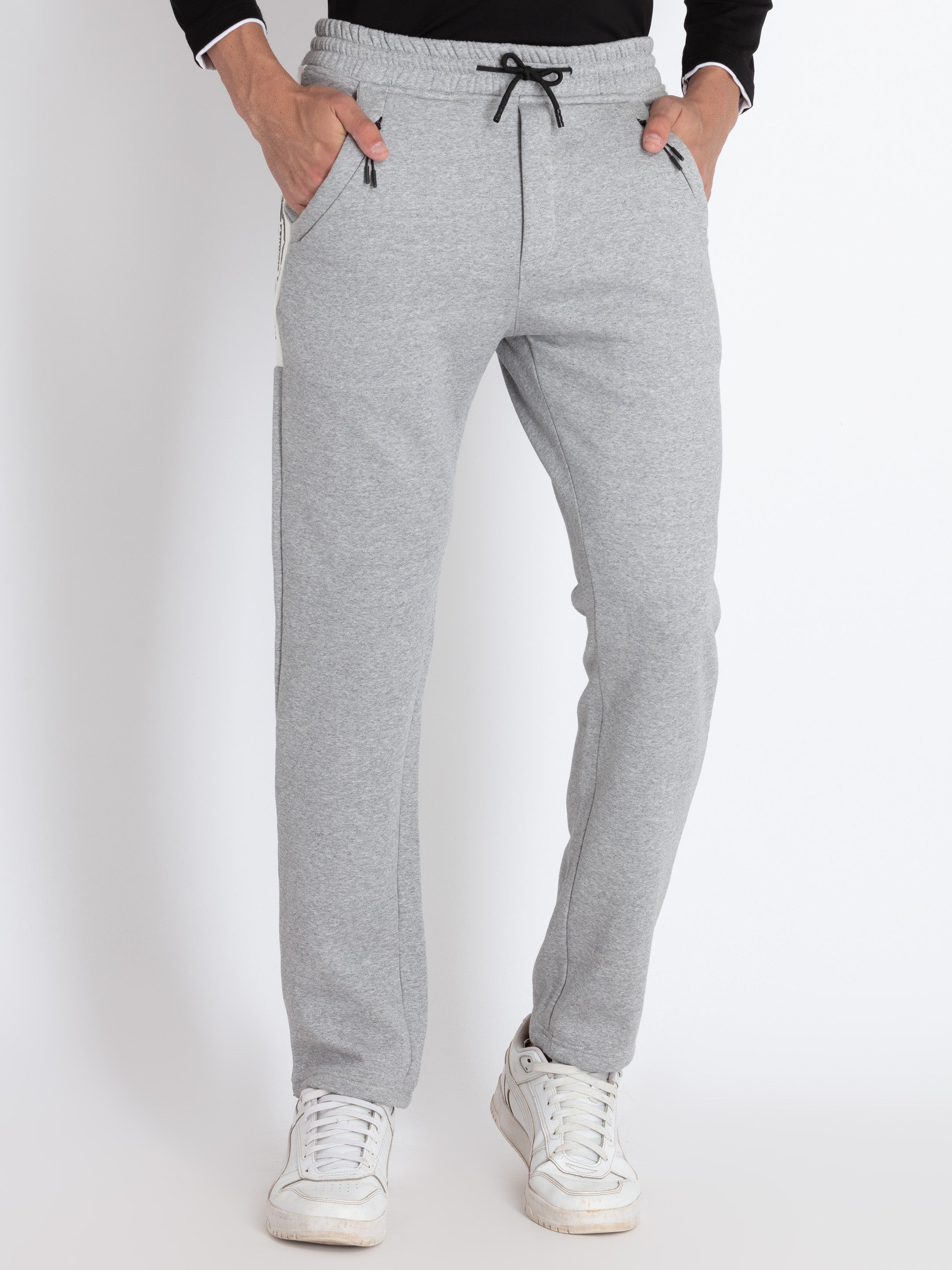 solid track pants