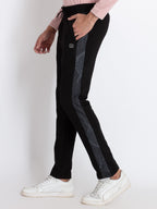 Mens Solid Regular Fit Track Pants