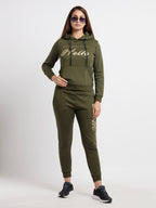 Women Printed Hooded Tracksuit