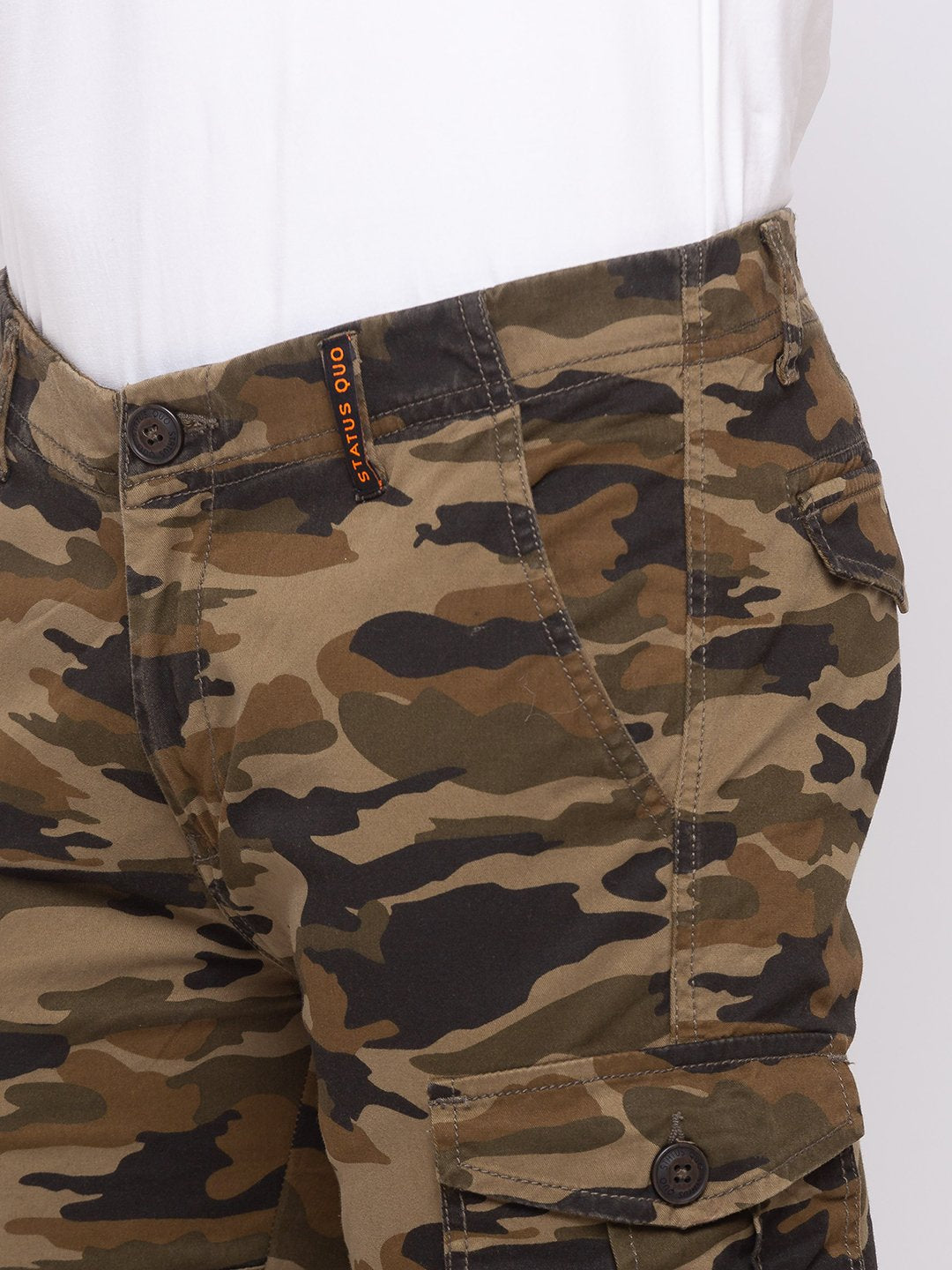 Printed Regular Fit Cargo Pant