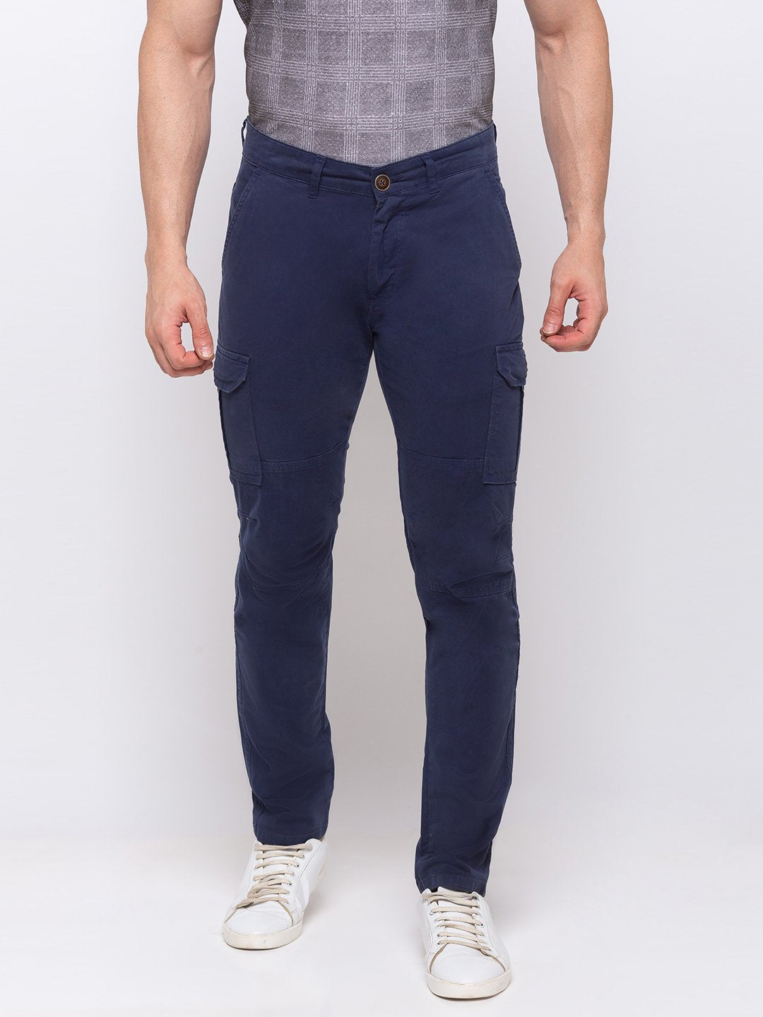 Status Quo |Solid Regular Fit Trouser - 30, 32, 34, 36, 38, 40 Main image