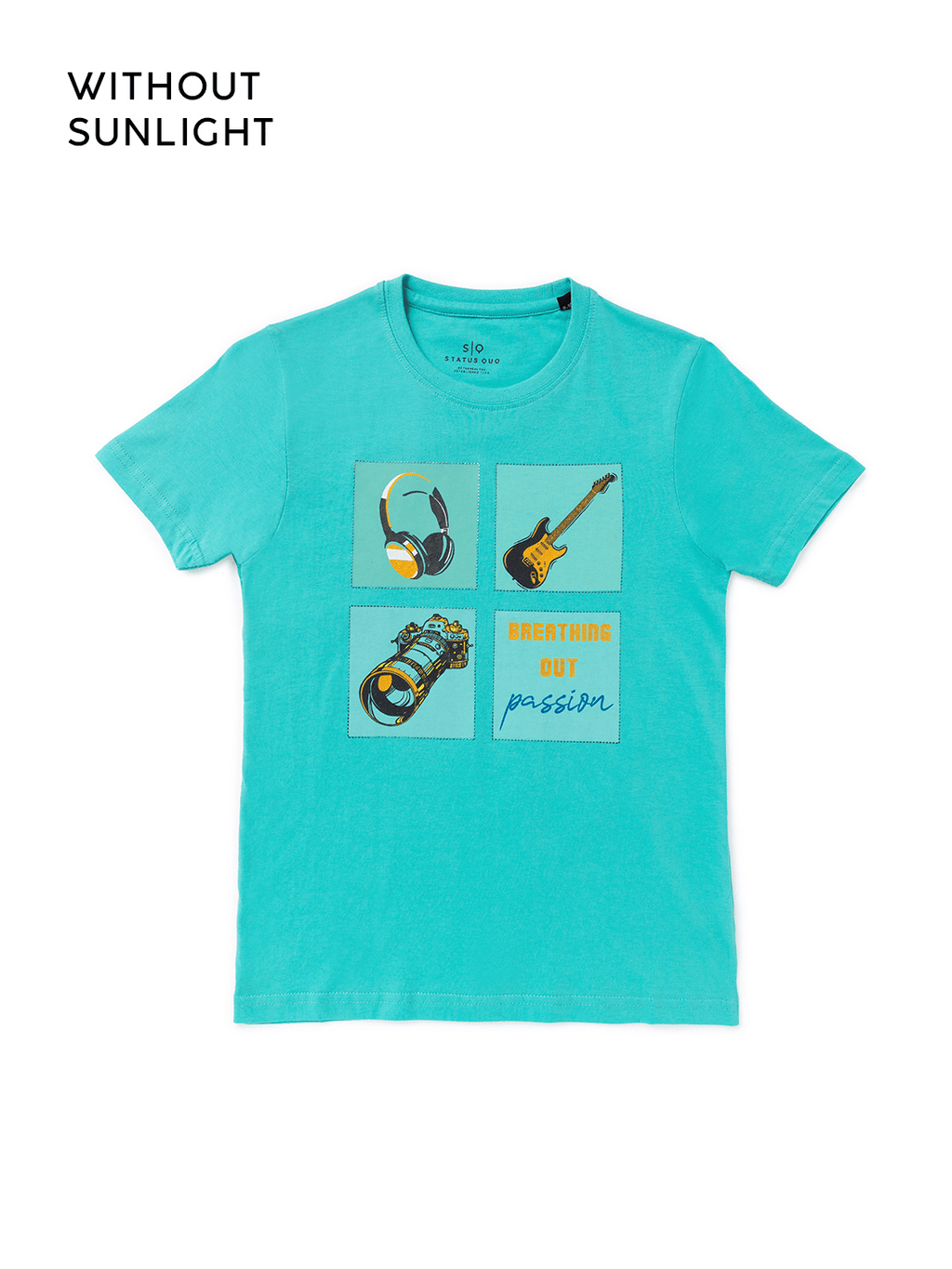 Kids Solar Activated Printed T-shirt