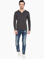 Solid V-Neck Tee