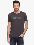Red Chest Print Tee
