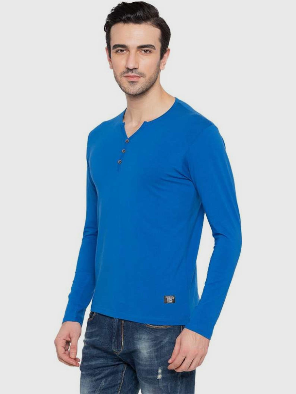 Solid V-Neck Tee