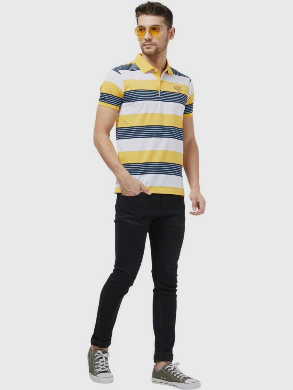 Striped Polo T-Shirt